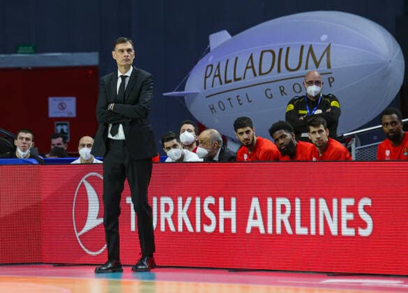 2nd February 2022; Wizink Center; Madrid; Spain; Turkish Airlines Euroleague Basketball; Real Madrid vs Olympiacos Piraeus; Georgios Bartzokas (Olympiacos) Madrid Madrid Spain Baloncesto Copyright: xAlbaxPachecox xAgenciaxLOFx