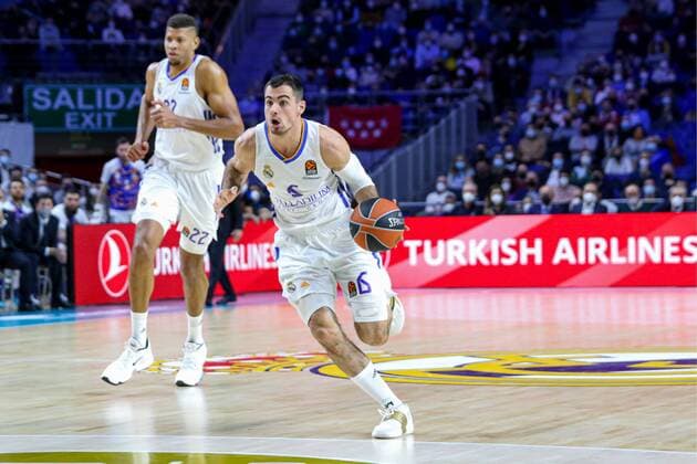 2nd February 2022; Wizink Center; Madrid; Spain; Turkish Airlines Euroleague Basketball; Real Madrid vs Olympiacos Piraeus; Alberto Abalde (Madrid) 900 Cordon Press