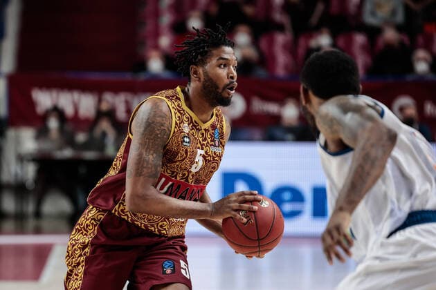 February 2, 2022, Venice, Italy: Venice, Italy, Palasport Taliercio, February 02, 2022, Julyan Stone (Umana Reyer Venezia) during Umana Reyer Venezia vs Ratiopharm Ulm - Basketball EuroCup Championship. Basketball EuroCup Championship - Umana Reyer Venezia vs Ratiopharm Ulm, Venice, Italy - ZUMAl164 20220202_zsa_l164_207 Copyright: xMattiaxRadonix