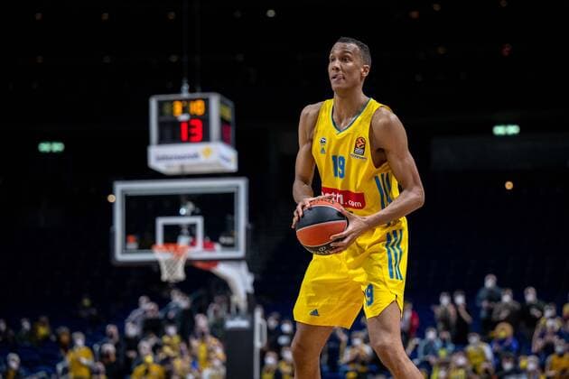 Basketball Berlin 02.02.2022 Saison 2021 2022 Euroleague Regular Season Alba Berlin - UNICS Kazan Louis Olinde (Alba Berlin, No.19)