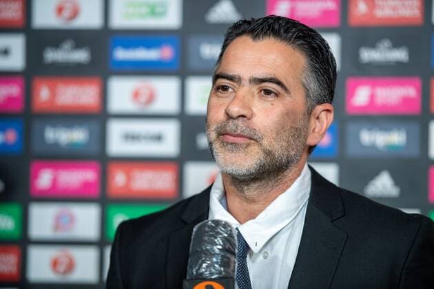 Head Coach Ioannis Sfairopoulos (Maccabi Fox Tel Aviv) im Interview, FC Bayern Basketball vs. Maccabi Fox Tel Aviv, Euroleague, 03.02.2022 Muenchen Bayern Deutschland