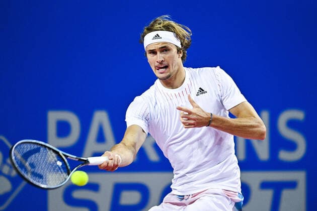 Alexander Zverev (Ger) TENNIS : Open Sud de France 2022 - Montpellier - 03 02 2022 JBAutissier Panoramic 