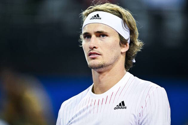 Alexander Zverev (Ger) TENNIS : Open Sud de France 2022 - Montpellier - 03 02 2022 JBAutissier Panoramic 