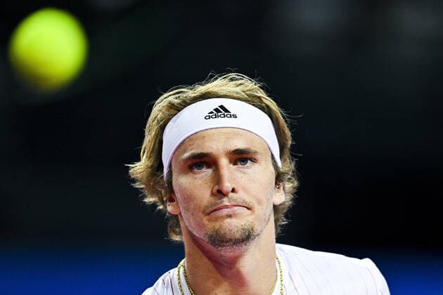 Alexander Zverev (Ger) TENNIS : Open Sud de France 2022 - Montpellier - 03 02 2022 JBAutissier Panoramic 