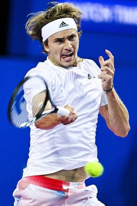 Alexander Zverev (Ger) TENNIS : Open Sud de France 2022 - Montpellier - 03 02 2022 JBAutissier Panoramic 