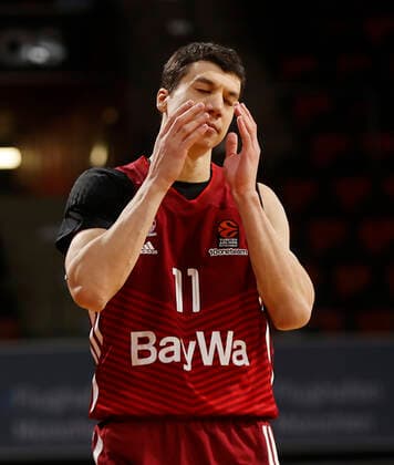 03.02.2022, Basketball Euroleague, FC Bayern Basketball vs Maccabi Tel Aviv, Muenchen, Basketball, im Bild: Vladimir Lucic (FCB Basketball)