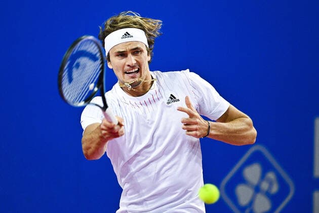 Alexander Zverev (Ger) TENNIS : Open Sud de France 2022 - Montpellier - 03 02 2022 JBAutissier Panoramic 