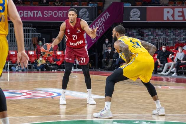 Augustine Rubit 21 (FC Bayern), FC Bayern Basketball vs. Maccabi Fox Tel Aviv, Euroleague, 03.02.2022 Muenchen Bayern Deutschland