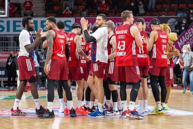 Team FC Bayern Muenchen, FC Bayern Basketball vs. Maccabi Fox Tel Aviv, Euroleague, 03.02.2022 Muenchen Bayern Deutschland