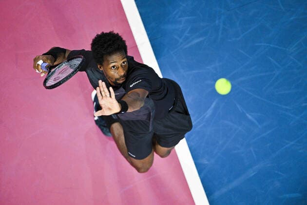 Gael Monfils (Fra) TENNIS : Open Sud de France 2022 - Montpellier - 03 02 2022 JBAutissier Panoramic 