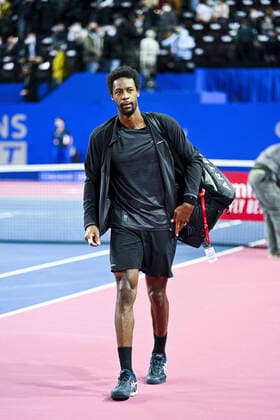 sortie de Gael Monfils (Fra) TENNIS : Open Sud de France 2022 - Montpellier - 03 02 2022 JBAutissier Panoramic 