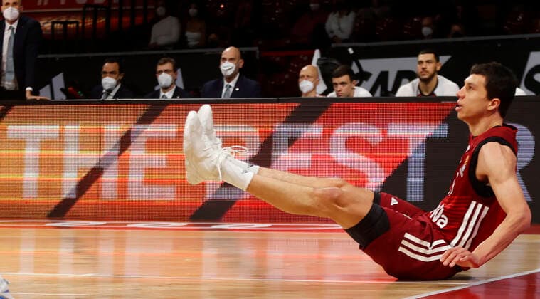 03.02.2022, Basketball Euroleague, FC Bayern Basketball vs Maccabi Tel Aviv, Muenchen, Basketball, im Bild: Vladimir Lucic (FCB Basketball)