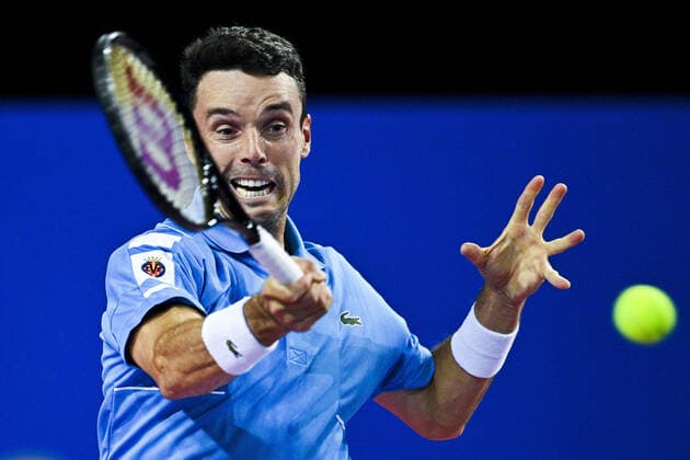 Robert Bautista Agut (Esp) TENNIS : Open Sud de France 2022 - Montpellier - 04 02 2022 JBAutissier Panoramic 