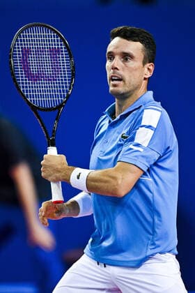 Robert Bautista Agut (Esp) TENNIS : Open Sud de France 2022 - Montpellier - 04 02 2022 JBAutissier Panoramic 