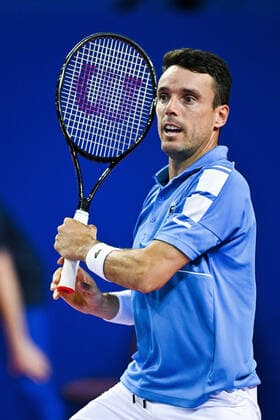 Robert Bautista Agut (Esp) TENNIS : Open Sud de France 2022 - Montpellier - 04 02 2022 JBAutissier Panoramic 