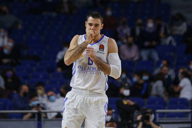 Basketball, EuroLeague, Real Madrid - Zenit St. Petersburg 4th February 2022; Wizink Center; Madrid; Spain; Turkish Airlines Euroleague Basketball; Real Madrid vs Zenit st Petersburg; Alberto Abalde (Madrid) Madrid Madrid Spain Baloncesto Copyright: xAlbaxPachecox xAgenciaxLOFx