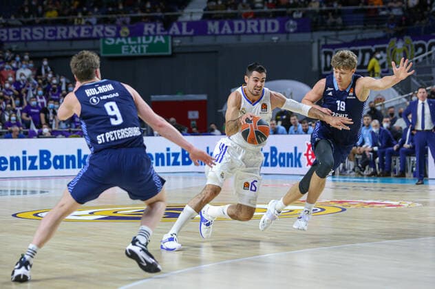 Basketball, EuroLeague, Real Madrid - Zenit St. Petersburg 4th February 2022; Wizink Center; Madrid; Spain; Turkish Airlines Euroleague Basketball; Real Madrid vs Zenit st Petersburg; Alberto Abalde (Madrid) Madrid Madrid Spain Baloncesto Copyright: xAlbaxPachecox xAgenciaxLOFx
