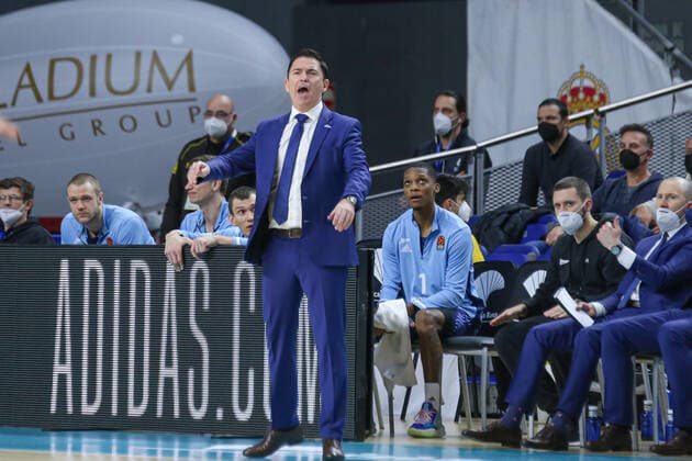 Basketball, EuroLeague, Real Madrid - Zenit St. Petersburg 4th February 2022; Wizink Center; Madrid; Spain; Turkish Airlines Euroleague Basketball; Real Madrid vs Zenit st Petersburg; Xavi Pascual coach (Zenit) Madrid Madrid Spain Baloncesto Copyright: xAlbaxPachecox xAgenciaxLOFx