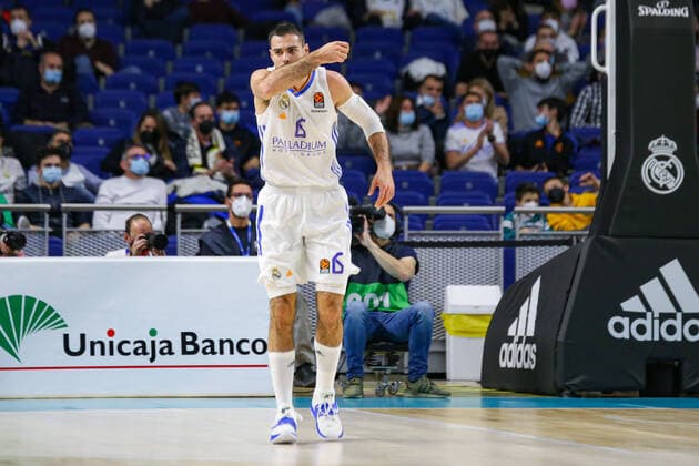 Basketball, EuroLeague, Real Madrid - Zenit St. Petersburg 4th February 2022; Wizink Center; Madrid; Spain; Turkish Airlines Euroleague Basketball; Real Madrid vs Zenit st Petersburg; Alberto Abalde (Madrid) Madrid Madrid Spain Baloncesto Copyright: xAlbaxPachecox xAgenciaxLOFx