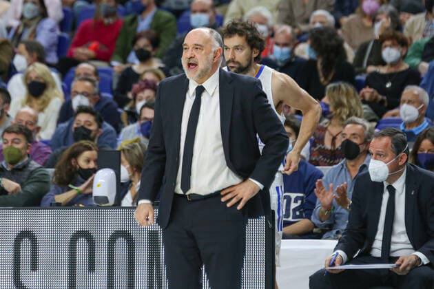 Basketball, EuroLeague, Real Madrid - Zenit St. Petersburg 4th February 2022; Wizink Center; Madrid; Spain; Turkish Airlines Euroleague Basketball; Real Madrid vs Zenit st Petersburg; Pablo Laso coach Madrid Madrid Madrid Spain Baloncesto Copyright: xAlbaxPachecox xAgenciaxLOFx