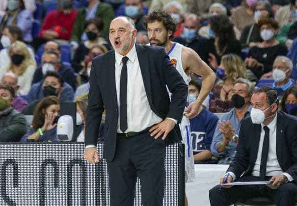 Basketball, EuroLeague, Real Madrid - Zenit St. Petersburg 4th February 2022; Wizink Center; Madrid; Spain; Turkish Airlines Euroleague Basketball; Real Madrid vs Zenit st Petersburg; Pablo Laso coach Madrid Madrid Madrid Spain Baloncesto Copyright: xAlbaxPachecox xAgenciaxLOFx
