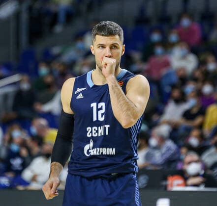 Basketball, EuroLeague, Real Madrid - Zenit St. Petersburg 4th February 2022; Wizink Center; Madrid; Spain; Turkish Airlines Euroleague Basketball; Real Madrid vs Zenit st Petersburg; Billy Baron (Zenit) Madrid Madrid Spain Baloncesto Copyright: xAlbaxPachecox xAgenciaxLOFx
