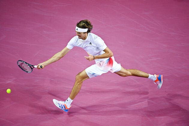 Alexander Zverev (Ger) TENNIS : Open Sud de France 2022 - Montpellier - 04 02 2022 JBAutissier Panoramic 