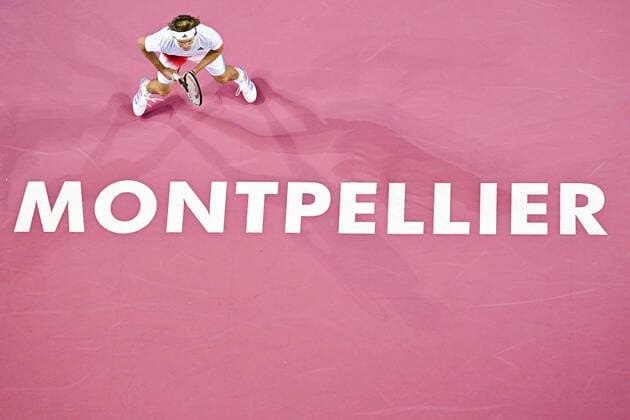 Alexander Zverev (Ger) TENNIS : Open Sud de France 2022 - Montpellier - 05 02 2022 JBAutissier Panoramic 