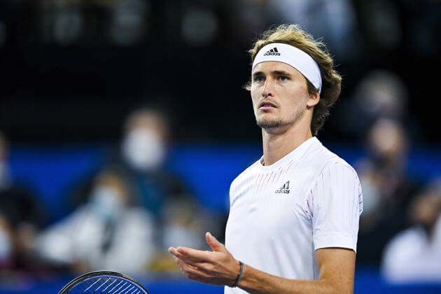 Alexander Zverev (Ger) TENNIS : Open Sud de France 2022 - Montpellier - 05 02 2022 JBAutissier Panoramic 