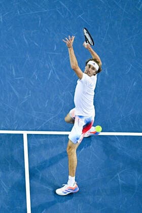 Alexander Zverev (Ger) TENNIS : Open Sud de France 2022 - Montpellier - 05 02 2022 JBAutissier Panoramic 
