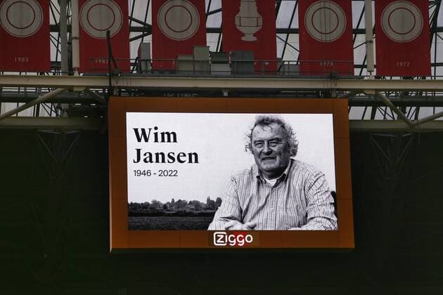 AMSTERDAM, 06-02-2022, JohanCruyff Arena, football, Dutch Eredivisie, season 2021 2022, Ajax - Heracles Almelo. In honor of Wim Jansen Ajax - Heracles  x15264689x Copyright: