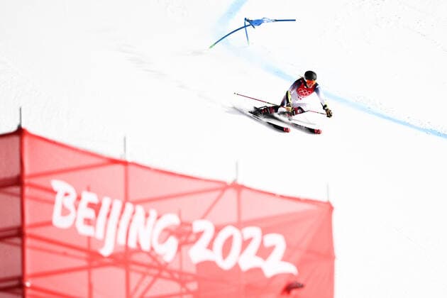 Photo LaPresse Marco Alpozzi February 07, 2022 Yanqing, China Beijing 2022 Winter Olympic Games, Olympische Spiele, Olympia, OS - Alpine Skiing - Women s Giant Slalom In the pic: Nina O Brien  Copyright: xMarcoxAlpozzi LaPressex