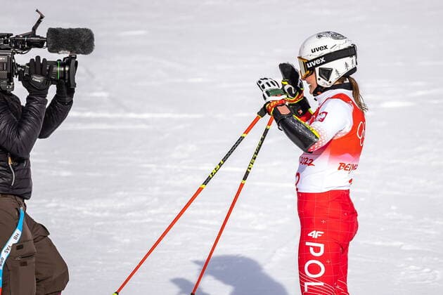 07.02.2022, National Alpine Ski Centre, Yanqing, CHN, Olympische Winterspiele, Peking 2022, Ski Alpin, Riesenslalom, Damen, im Bild Maryna Gasienica Daniel (POL) Maryna Gasienica Daniel of Poland during women s Giant Slalom Competition for the Winter Olympic Games, Olympische Spiele, Olympia, OS Beijing 2022. National Alpine Ski Centre in Yanqing, China on 2022 02 07. Expa Yanqing