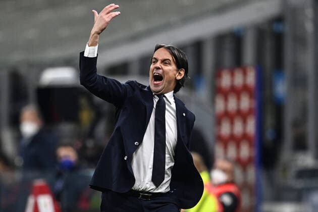 Sport Themen der Woche KW06 Sport Bilder des Tages Mg Milano 08 02 2022 - Coppa Italia Inter-Roma foto Matteo Gribaudi Image SportMilan nella foto: Simone Inzaghi 