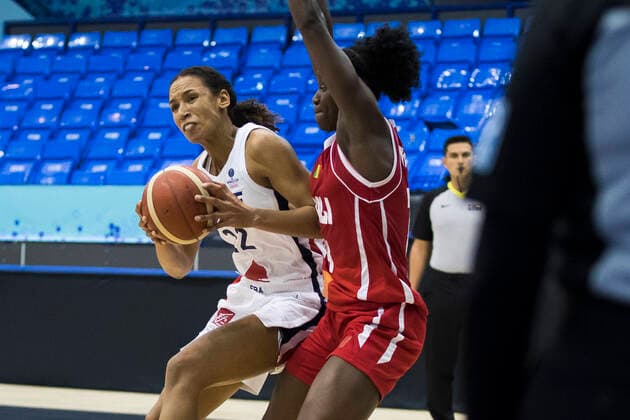 Marieme Badiane of France BASKET BALL : France Vs Mali - Coupe du Monde - Feminines - 10 02 2022 NikolaKrstic Panoramic 