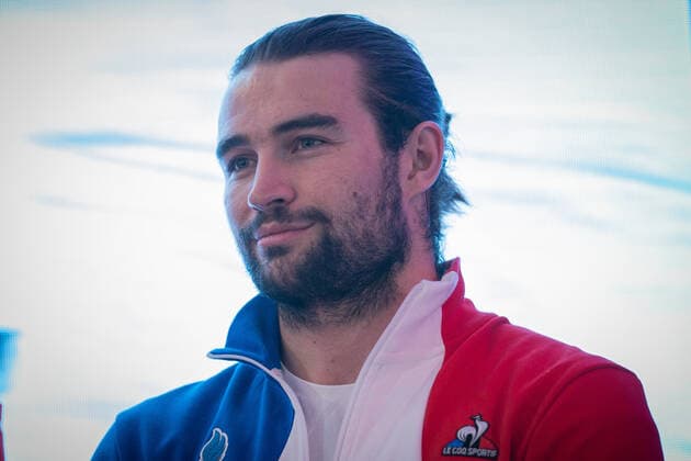 Matthieu Bailet : Retour d athletes des JO de Pekin 2022 a Paris - 10 02 2022 AurelienMorissard Panoramic 