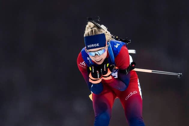 Bilder des Jahres 2022, Sport 02 Februar Sport Themen der Woche KW06 Sport Bilder des Tages 220211 Tiril Eckhoff of Norway competes in women s biathlon 7,5 km sprint during day 7 of the 2022 Winter Olympics on February 11, 2022 in Zhangjiakou. Photo: Vegard Grott BILDBYRAN kod VG VG0237 bbeng skidskytte biathlon skiskyting Olympic Games, Olympische Spiele, Olympia, OS olympics winter olympics os ol olympiska spel vinter-os olympiske leker peking peking 2022 beijing 2022 beijing 2022 olympic games beijing 2022 winter olympic games peking-os beijing-ol vinter-ol dam norge *** 220211 Tiril Eckhoff of Norway competes in womens biathlon 7.5 km sprint during day 7 of the 2022 Winter Olympics on February 11, 2022 in Zhangjiakou Photo Vegard Grott PICTURE AGENCY code VG VG0237 bbeng biathlon biathlon biathlon olympic games olympics winter olympics os ol olympiska spel Winter Olympics Beijing Beijing 2022 Beijing 2022 Beijing 2022 Olympic Games Beijing 2022 Winter Olympic Games Beijing Os Beijing ol winter ol dam norway,  Copyright: VEGARDxGRoTT BB220211VG057
