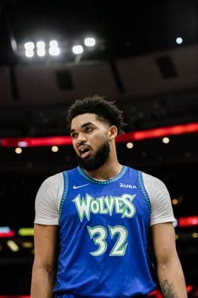 Karl-Anthony Towns 32, Minnesota Timberwolves in action during the game on February 11, 2021 at the United Center Shaina Benhiyoun SPP National Basketball Association - Chicago Bulls vs Minnesota Timberwolves - United Center 
