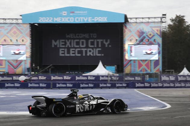 Edoardo Mortara (SWI) ROKiT Venturi Racing, Formel E FIA Weltmeistershaft, Saison 8, Mexiko- City E- Prix, 12.02.2022, MEX