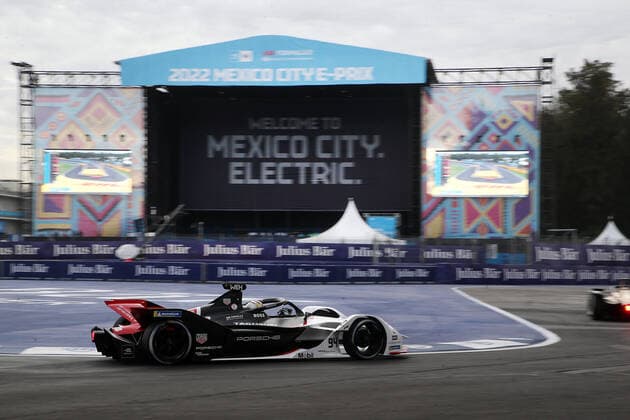 Pascal Wehrlein (GER) TAG Heuer Porsche, Formel E Weltmeisterschaft, Saison 8, Mexiko- City E- Prix, 12.02.2022, MEX