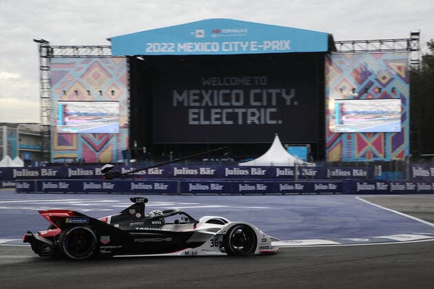Andre Lotterer (GER) TAG Heuer Porsche, Formel E FIA Weltmeisterrschaft, Saison 8, Mexiko- City E- Prix, 12.02.2022, MEX