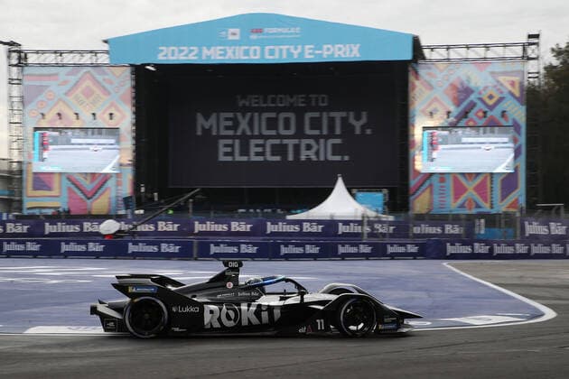 Lucas di Grassi (BRA) ROKiT Venturi Racing, Formel E FIA Weltmeisterschaft, Saison 8, Mexiko- City E- Prix, 12.02.2022, MEX