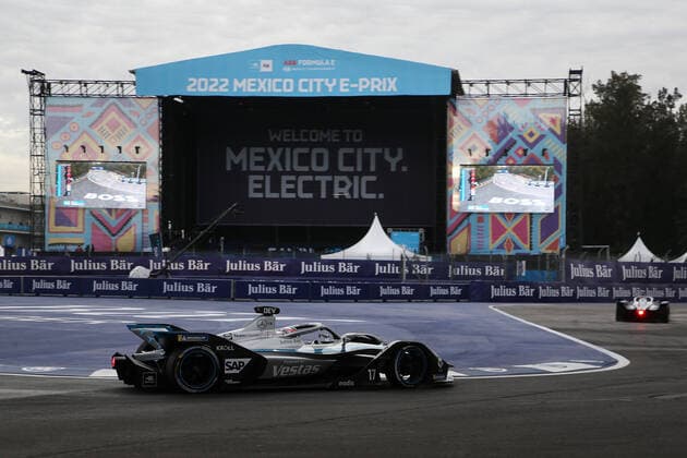 Nyck de Vries (NED) Mercedes IQ, Formula E FIA Weltmeisterschaft, Saison 8, Mexiko- City E- Prix, 12.02.2022, MEX