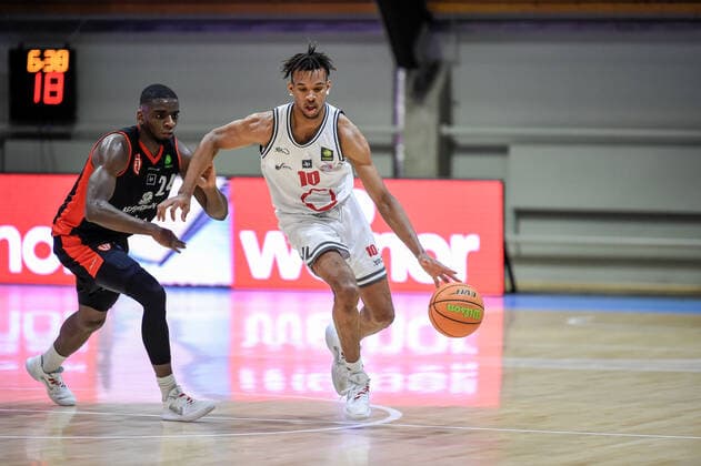 Barmer 2. Basketball Bundesliga ProB, Rheinstars Koeln vs. ETV Hamburg, 12.02.2022 Aykeen Richardson (RheinStars Koeln 10), Barmer 2. Basketball Bundesliga ProB, Rheinstars Koeln vs. ETV Hamburg am 12.02.2022 im Basketball Campus Koeln in Koeln (Nordrhein-Westfalen) Copyright: xBEAUTIFULxSPORTS Mueller-Laschetx