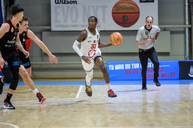 Barmer 2. Basketball Bundesliga ProB, Rheinstars Koeln vs. ETV Hamburg, 12.02.2022 John Joseph Saigge (RheinStars Koeln 33), Barmer 2. Basketball Bundesliga ProB, Rheinstars Koeln vs. ETV Hamburg am 12.02.2022 im Basketball Campus Koeln in Koeln (Nordrhein-Westfalen) Copyright: xBEAUTIFULxSPORTS Mueller-Laschetx
