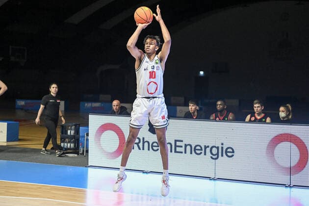 Barmer 2. Basketball Bundesliga ProB, Rheinstars Koeln vs. ETV Hamburg, 12.02.2022 +, Barmer 2. Basketball Bundesliga ProB, Rheinstars Koeln vs. ETV Hamburg am 12.02.2022 im Basketball Campus Koeln in Koeln (Nordrhein-Westfalen) Copyright: xBEAUTIFULxSPORTS Mueller-Laschetx