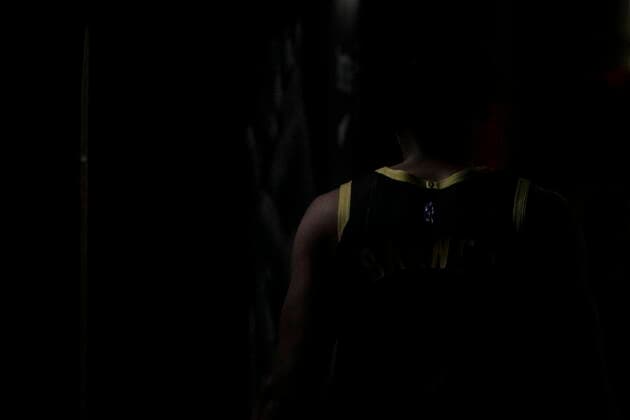 February 12, 2022, Toronto, ON, CANADA: Toronto Raptors forward OG Anunoby walks to the locker room after his team s loss to the Denver Nuggets in NBA, Basketball Herren, USA basketball action in Toronto on Saturday, February 12, 2022. Canada News - February 12, 2022  - ZUMAc35_ 20220212_zaf_c35_314 Copyright: xChrisxYoungx