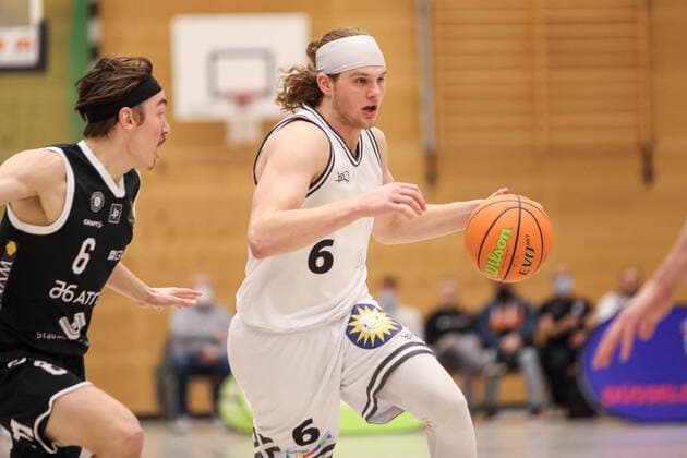2. Basketball Bundesliga ProB Basketball ART Giants Düsseldorf gegen WWU Baskets Münster, 12.02.2022 ; 2. Basketball Bundesliga ProB Basketball ART Giants Düsseldorf gegen WWU Baskets Münster am 12.02.2022, Duesseldorf. Copyright: xBEAUTIFULxSPORTS KennyxBeelex