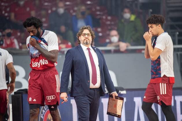 Head Coach Andrea Trinchieri (FC Bayern), FC Bayern Basketball vs. Fraport Skyliners, easyCredit BBL, 13.02.2022 Muenchen Bayern Deutschland
