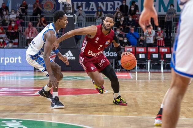 Corey Walden 2 (FC Bayern), FC Bayern Basketball vs. Fraport Skyliners, easyCredit BBL, 13.02.2022 Muenchen Bayern Deutschland